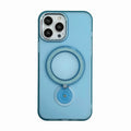 Samsung Galaxy S23 Plus 2023 Ring Holder Series Frosted Translucent Phone Case with 360° Magsafe