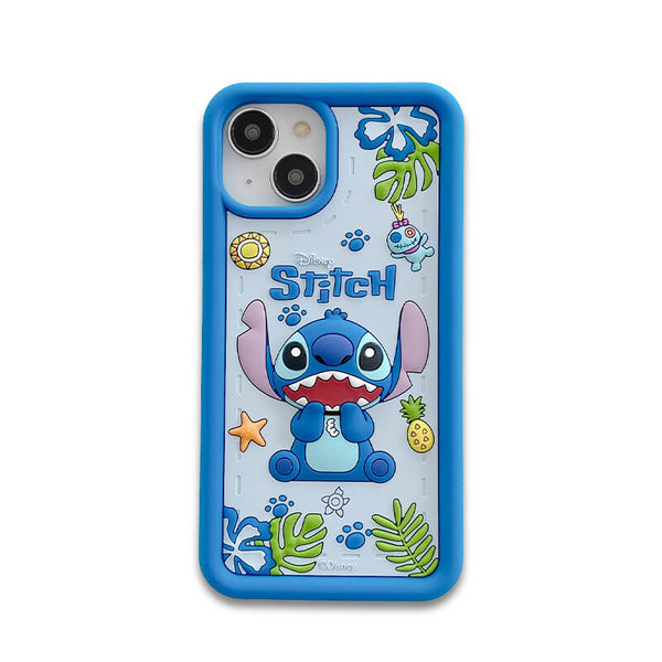 iPhone 13Pro Max Q Uncle Genuine Disney Stitch Silicone Phone Case