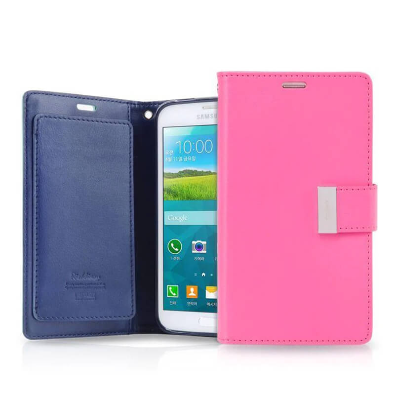 iPhone 12 Pro Max Mercury Goospery Leather Rich Diary Wallet Flip Case