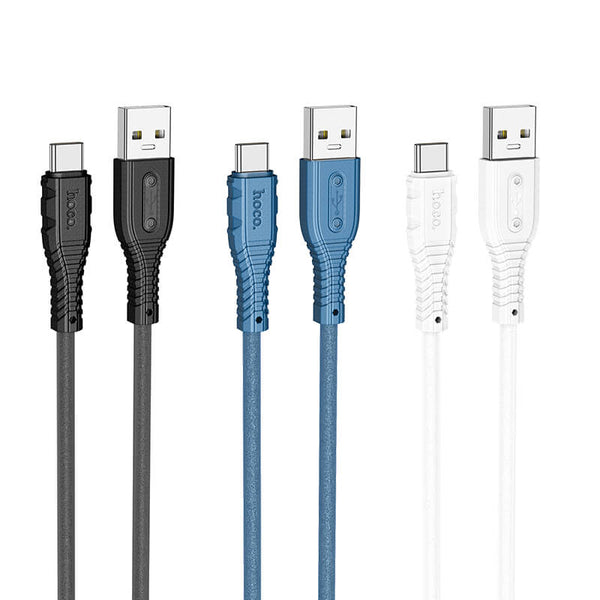 hoco. Nano Silicone Fast Charging Data Cable for Type-C X67