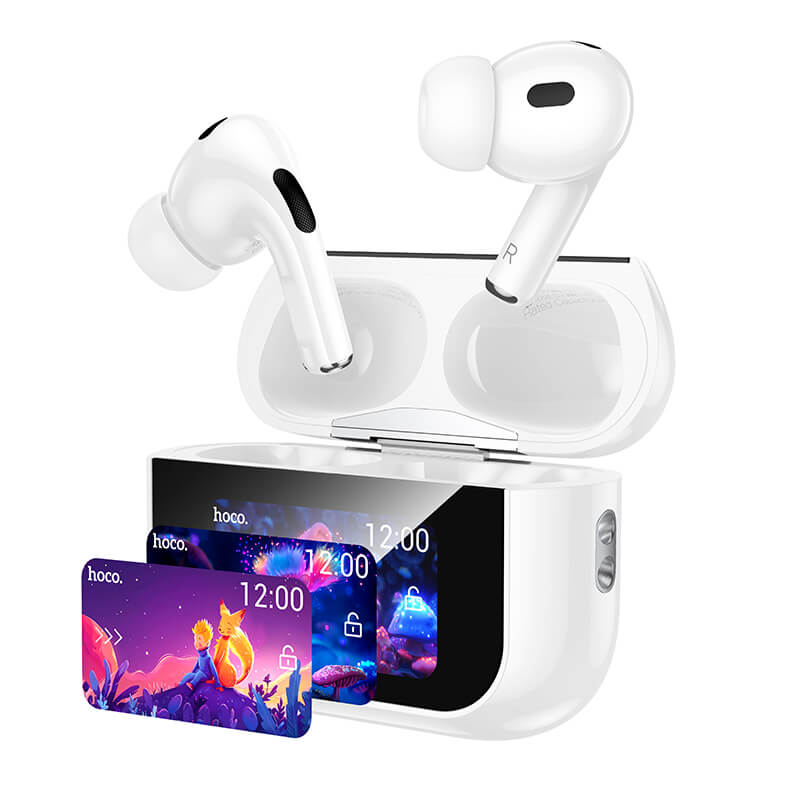hoco ANC Noise Cancelling Bluetooth 5.4 Touch Screen Lightweight Earbuds EW79