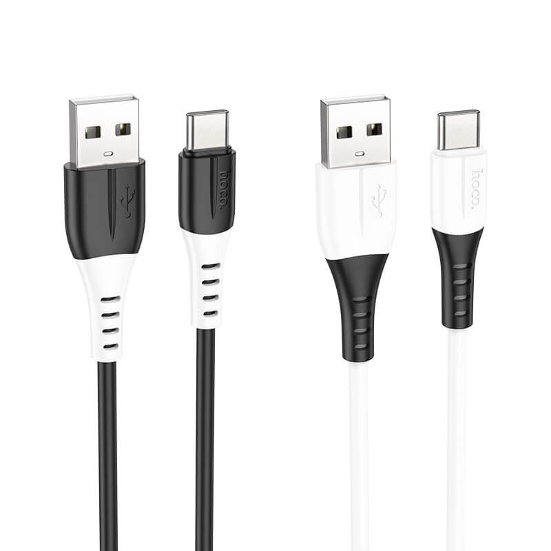 hoco. Silicone 3A Charging Data Cable USB to Type-C X82