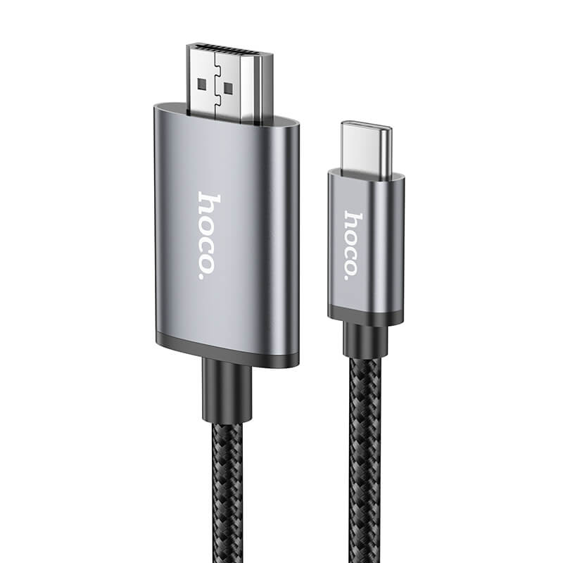 hoco. USB-C to HDMI 4K Video Cable for Laptops & Tablets 2M/6.6ft