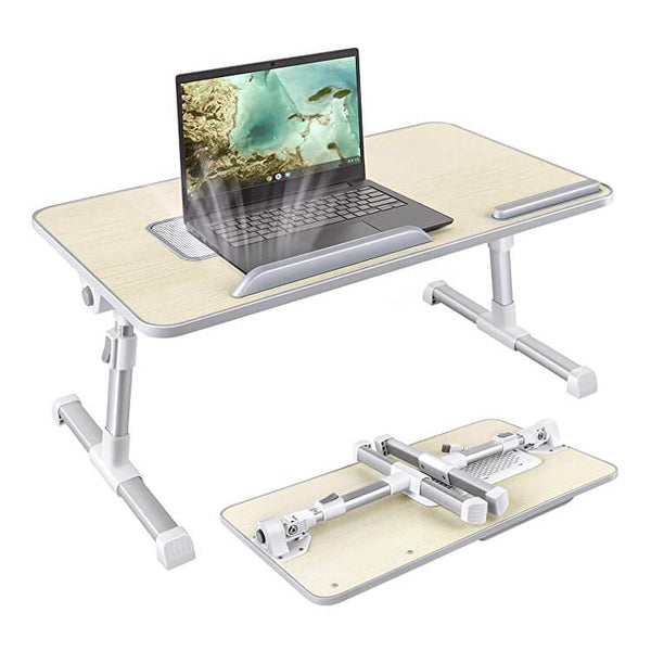 SAIJI Adjustable Multifunctional Laptop Desk with Cooling Fan A8