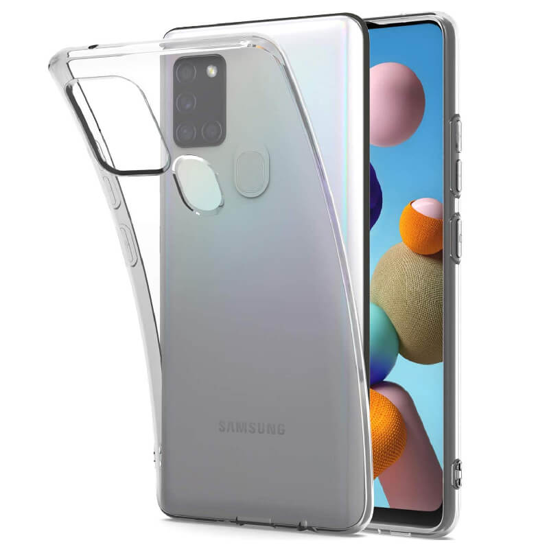 Samsung A21s Premium Soft Thin Clear Case Cover