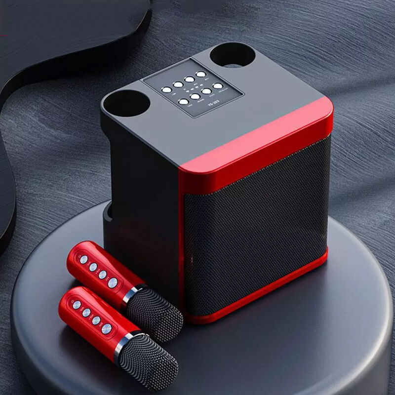 Mobie Portable Karaoke Bluetooth Speaker With 2 Wireless Microphone