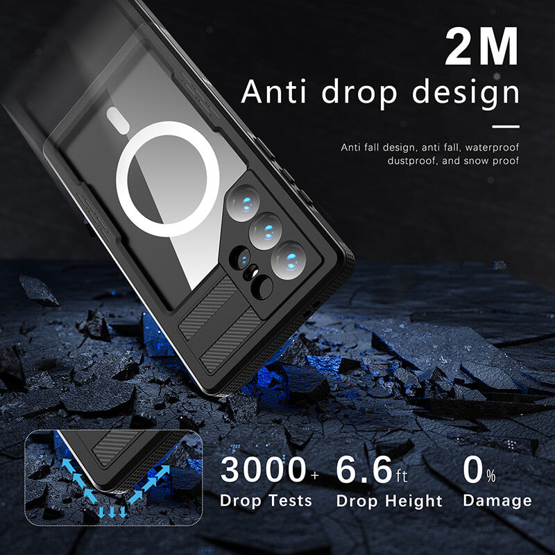 Samsung Galaxy S25 Ultra 2025 Redpepper IP68 Waterproof Anti-Fall 2M Submersion Ultimate Protection Case