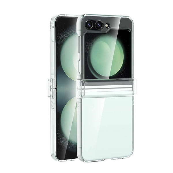 Samsung Flip 6 2024 ICE Simple Style Transparent Phone Case