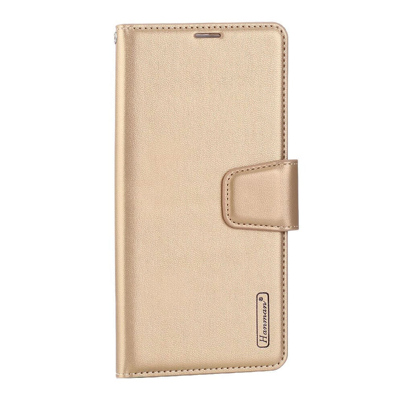 iPhone 13 Hanman Mill Series Leather Wallet Flip Case