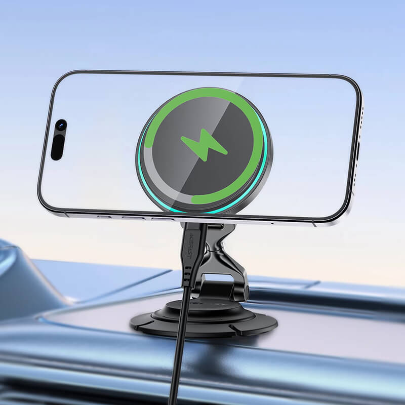Acefast 15W Wireless Charging Magnetic Car Phone Holder D65