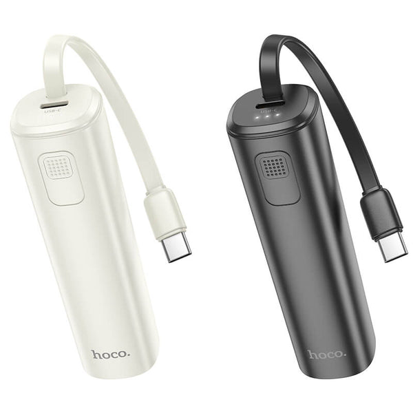 New Arrival hoco. Energy-bar Power Bank With Type-C Cable 5000mAh J113