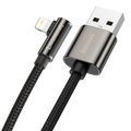 Baseus Legend Series Elbow Fast Charging Data Cable USB to iP 2.4A 1m Black