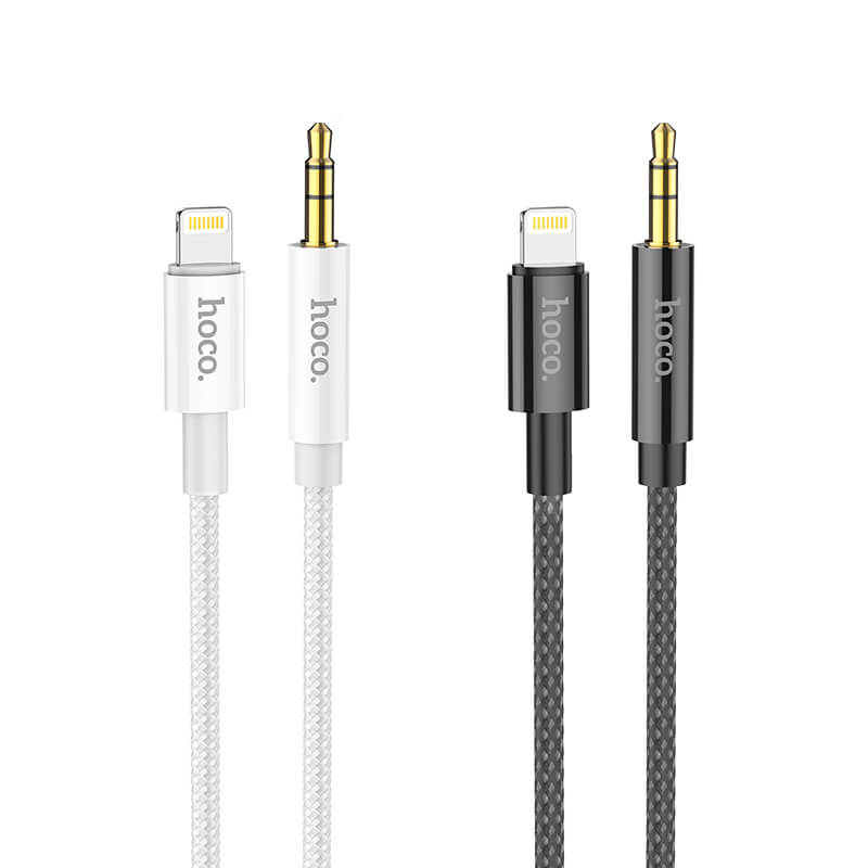 hoco. Digital Lightning to Audio Conversion Nylon Weaving Cable UPA19