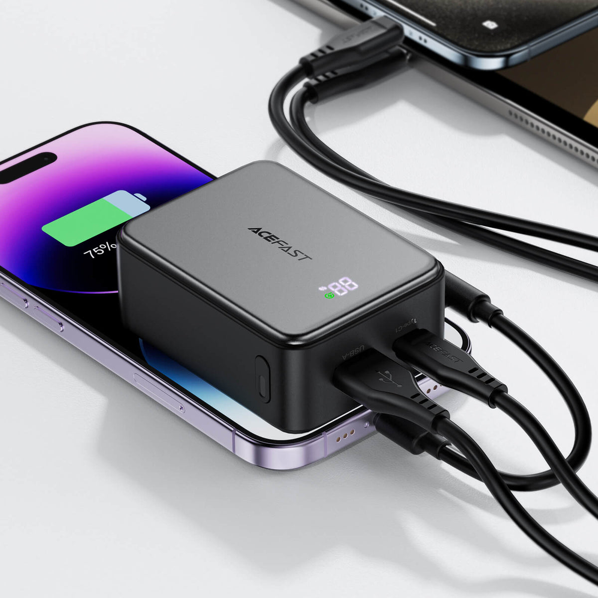 Acefast PD22.5W 10000mAh Battery Percentage Display Power Bank M28