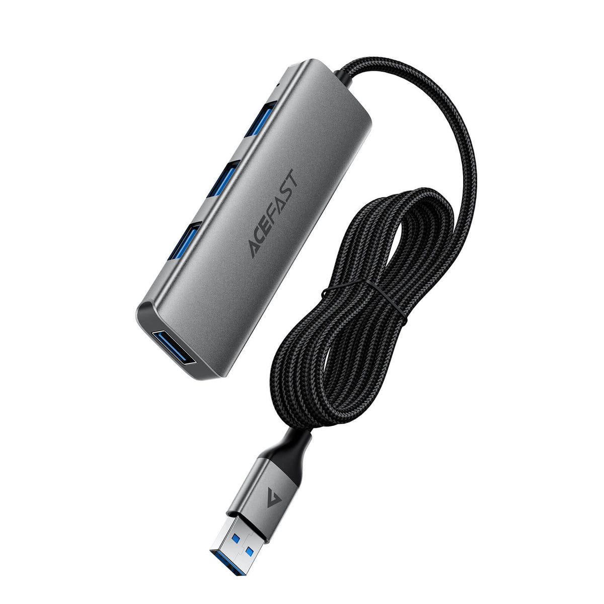 Acefast USB-A 4 in 1 USB 3.0 Splitter Hub with 5Gbps Speed 1 Meter Cable J17