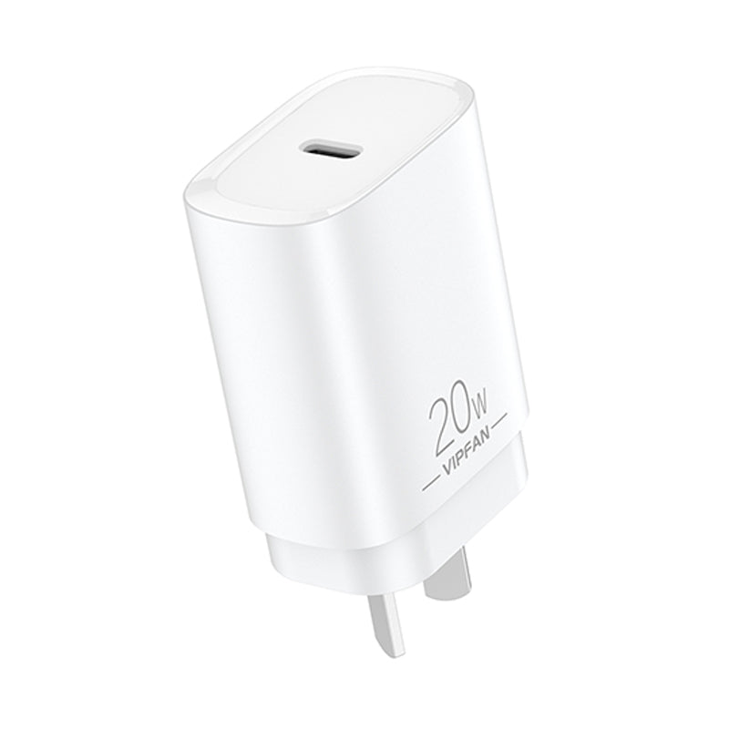 VFAN USB-C Power Delivery 20W Super Fast Charger Plug AU5