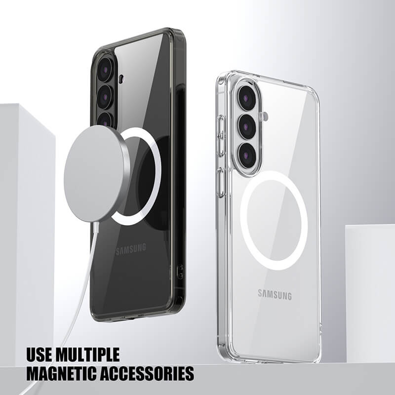 Samsung Galaxy S26 2026 Aurora Series Crystal Magsafe Phone Case Clear