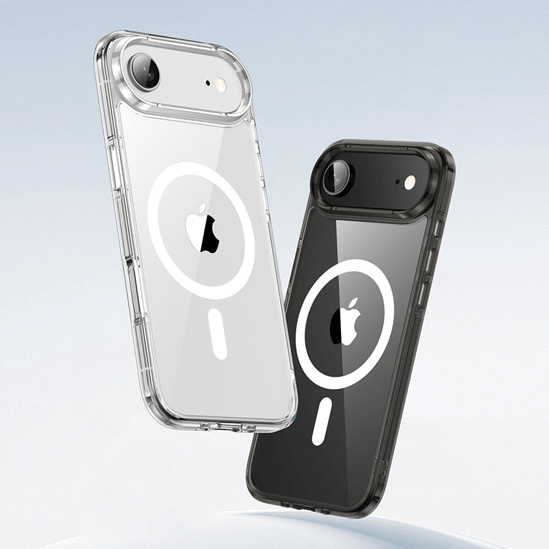 iPhone 17 Air Aurora Magsafe Series Crystal Transparent Phone Case