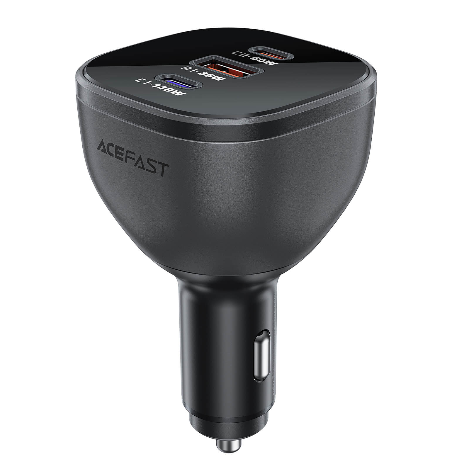 Acefast Multi-Port Fast Car Charger Type-C & USB-A 165W (100W+65W) B14