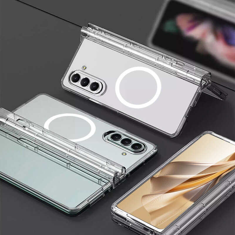 Z Fold 7 2025 ICE Plus Series Magsafe Case With Built In Pen Slot