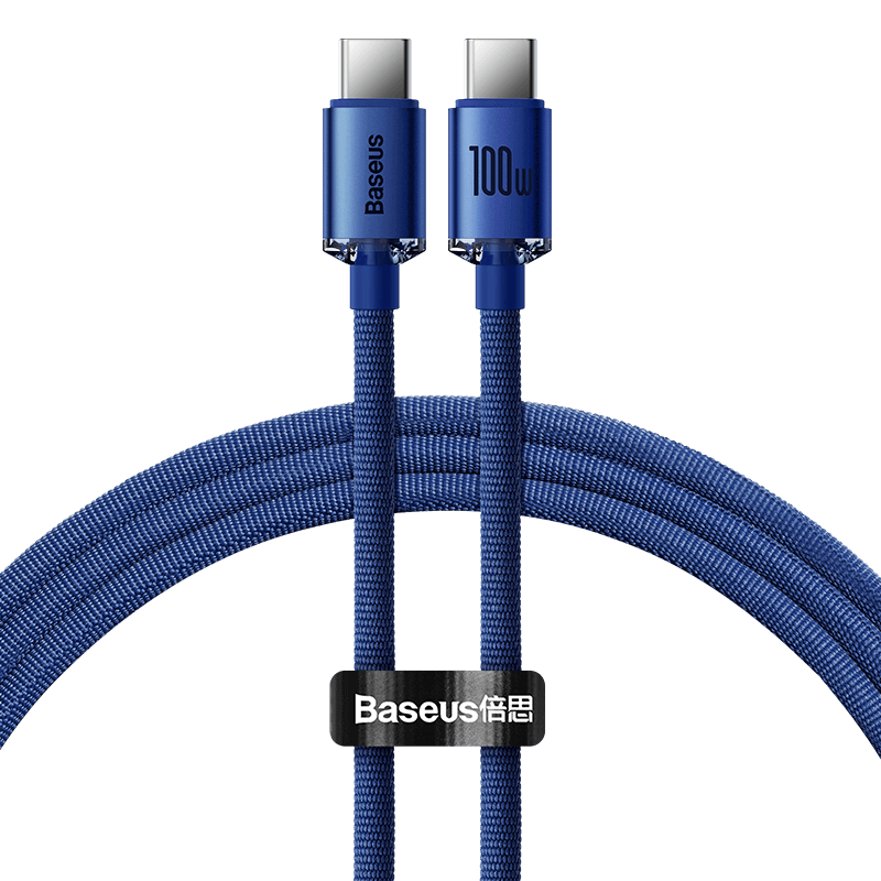 Baseus Crystal Shine Series Fast Charging Data Cable Type-C to Type-C 100W 1.2m