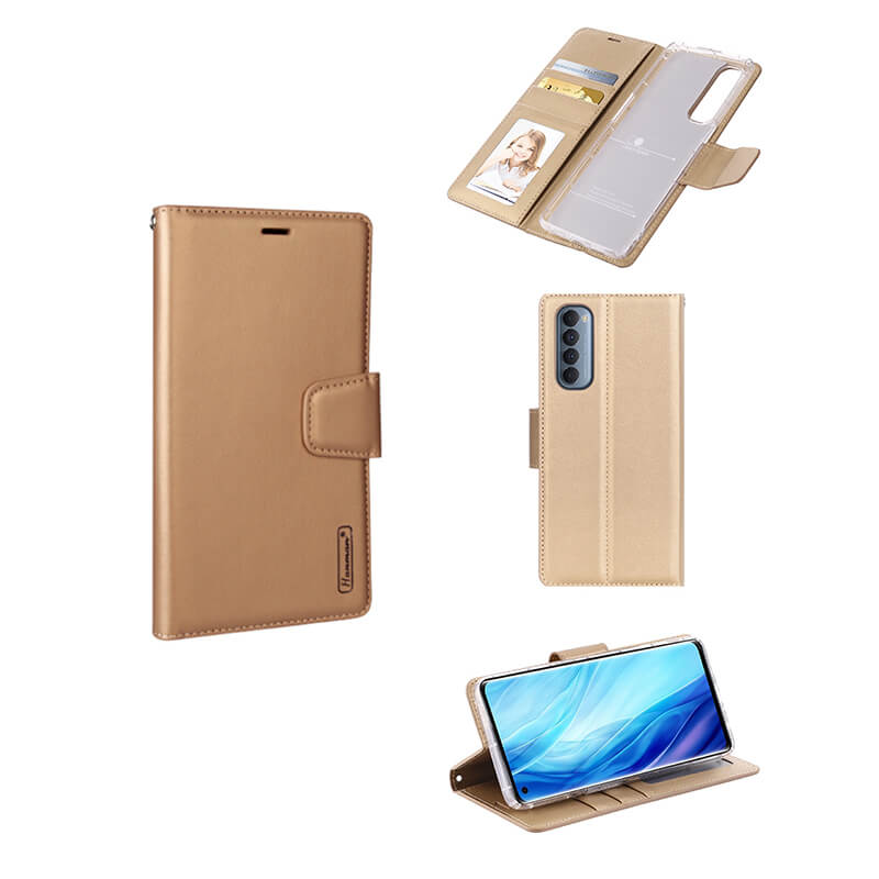 OPPO A3s 2018 Hanman Mill Series Leather Wallet Flip Case