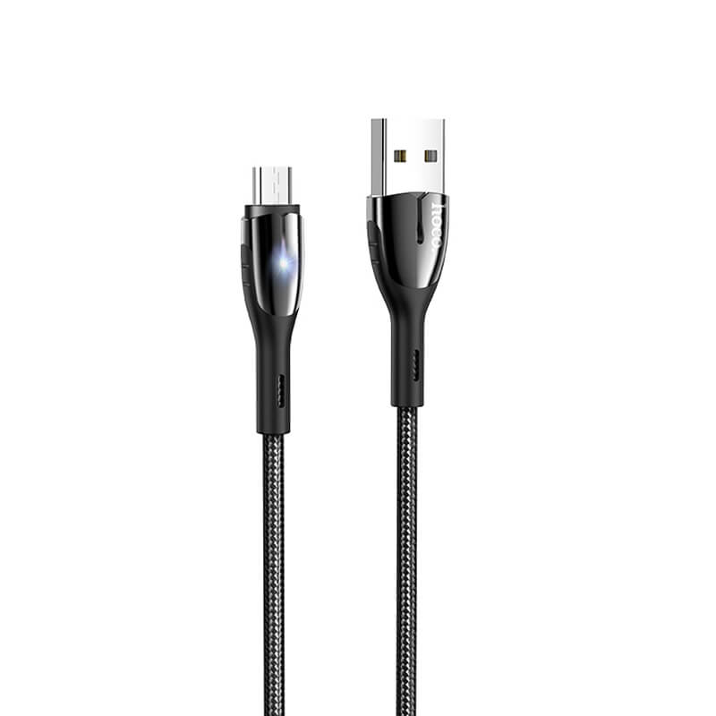 hoco Type-C to Micro Smart Indicator Charging Data Cable 1.2M U89