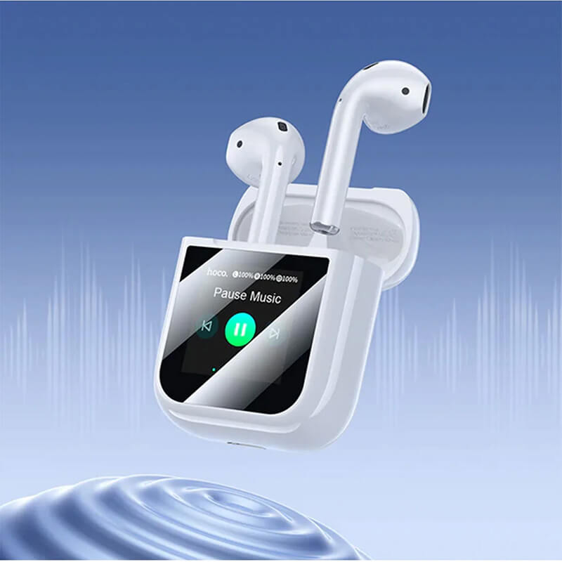 Hoco Wireless TWS Earbuds with LCD Touch Screen Case EW80