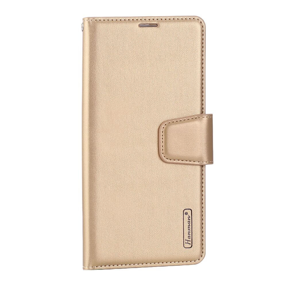 Suitable for iPhone Hanman Mill Series Leather Wallet Flip Case