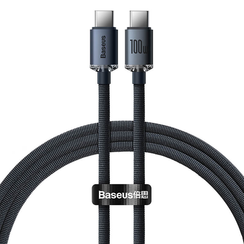 Baseus Crystal Shine Series Fast Charging Data Cable Type-C to Type-C 100W 1.2m