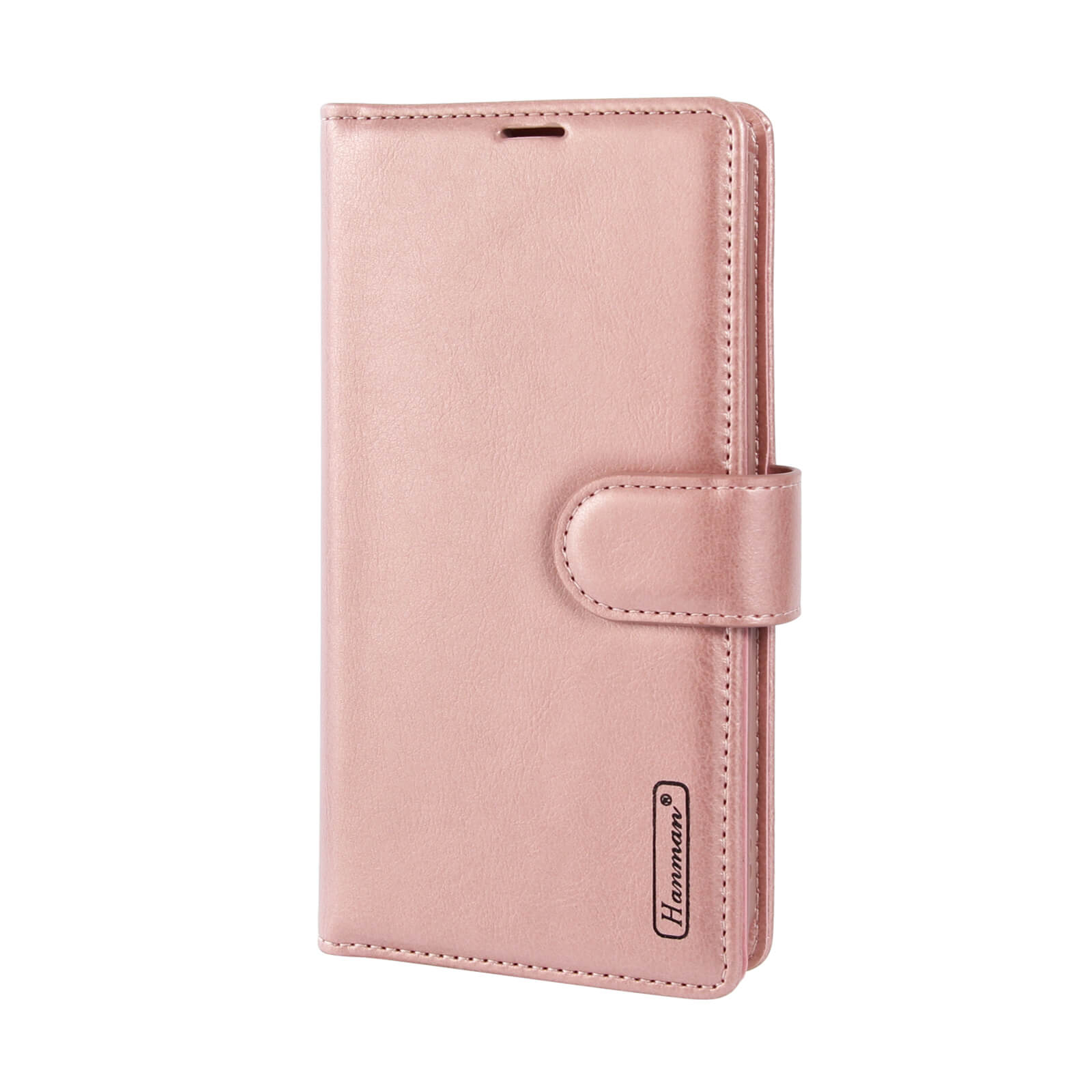 iPhone 16 Plus Hanman Mila Series Leather Dual Wallet Filp Case