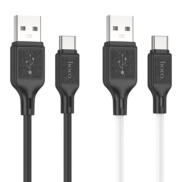 hoco. Cool Silicone USB-A to Type-C Charging Data Cable X90