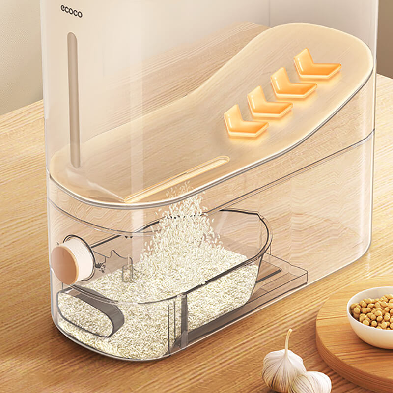 Mobie Smart Knob Control Rice Dispenser with Airtight Storage 5kg E24205