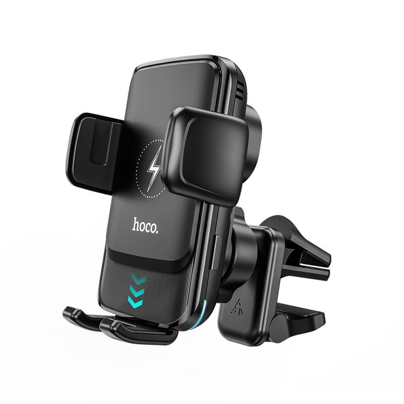 hoco Dual-Purpose Car Mount Qi Wireless Fast Charger (15W) S35