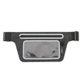 Rock Reflector Transparent Window Slim Sports Waist Bag