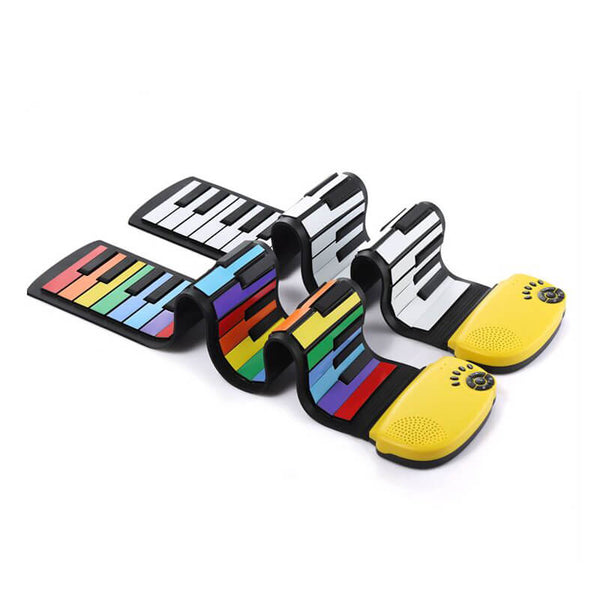 Mobie Kid-Friendly Hand Roll Piano Pads Flexible  Battery USB Powered