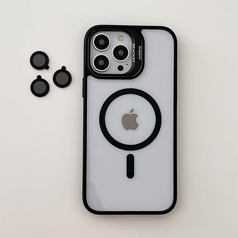 iPhone 11 Lens Stand & Camera Lens Protector transparency MagSafe Phone Case