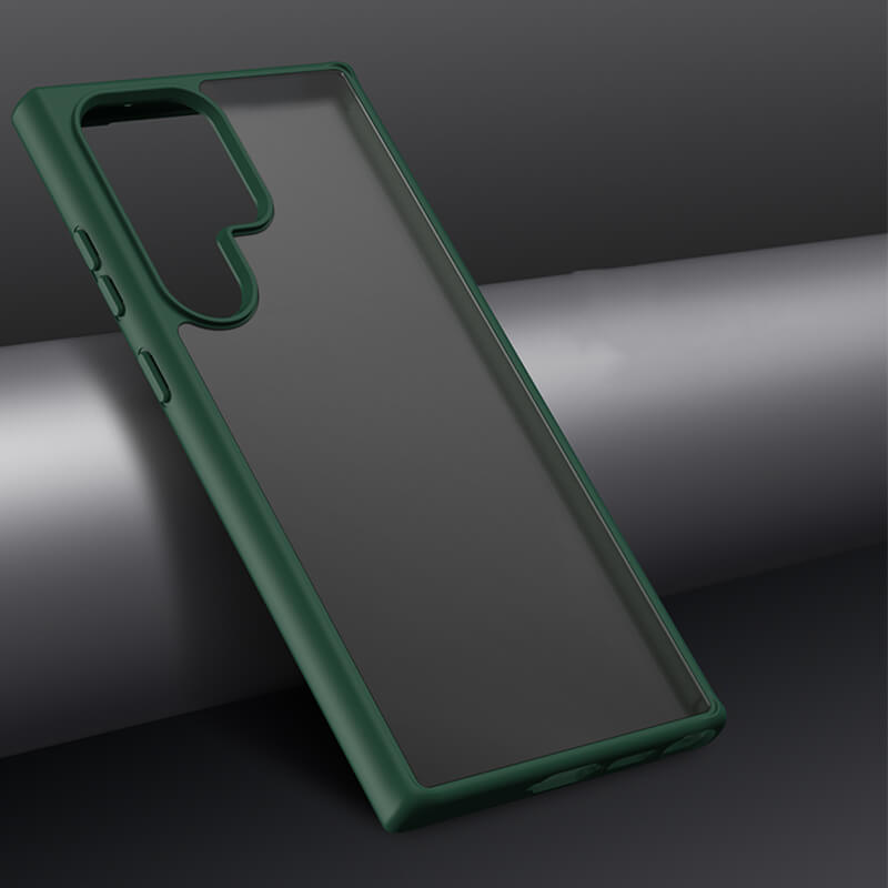 Samsung Galaxy S22 Ultra 2022 X-level Soft Stone Series Military Anti-fall Matte Phone Case