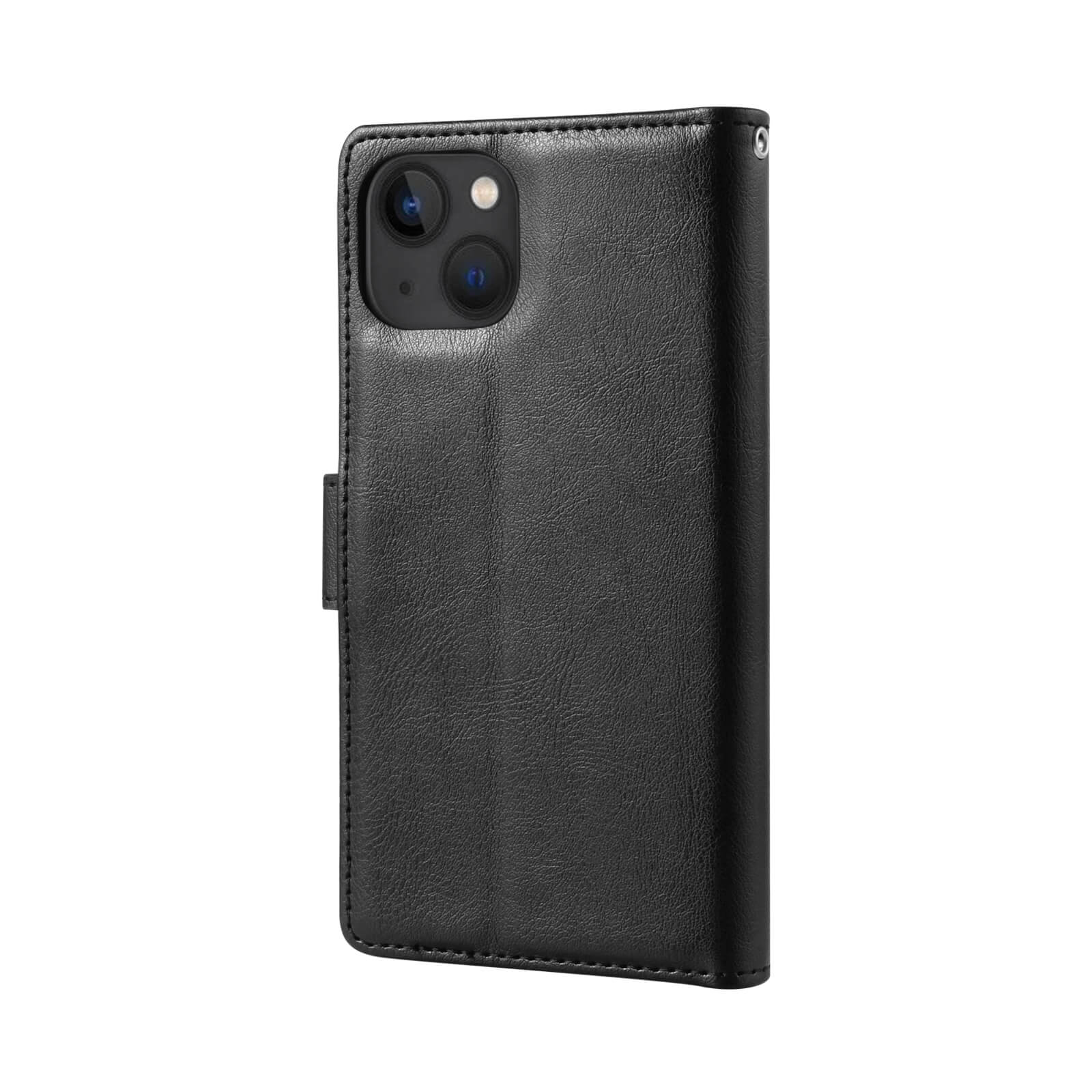 iPhone 11 Hanman Mila Series Leather Dual Wallet Filp Case