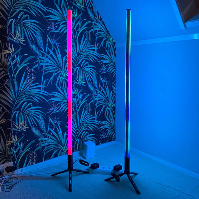 Mobie RGB Smart Floor Lamp with Sound Sync App and Remote Control