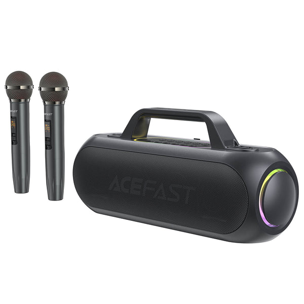 New Arrival Acefast Party Karaoke All-in-one Audio Set with 2 Wireless Microphones K1