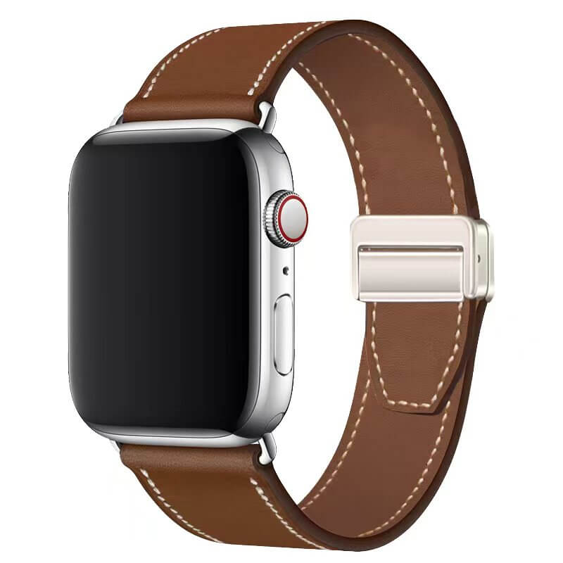 Mobie Full-Grain Cowhide Apple Watch Band with Magnetic Fold Clasp 38/40/41mm