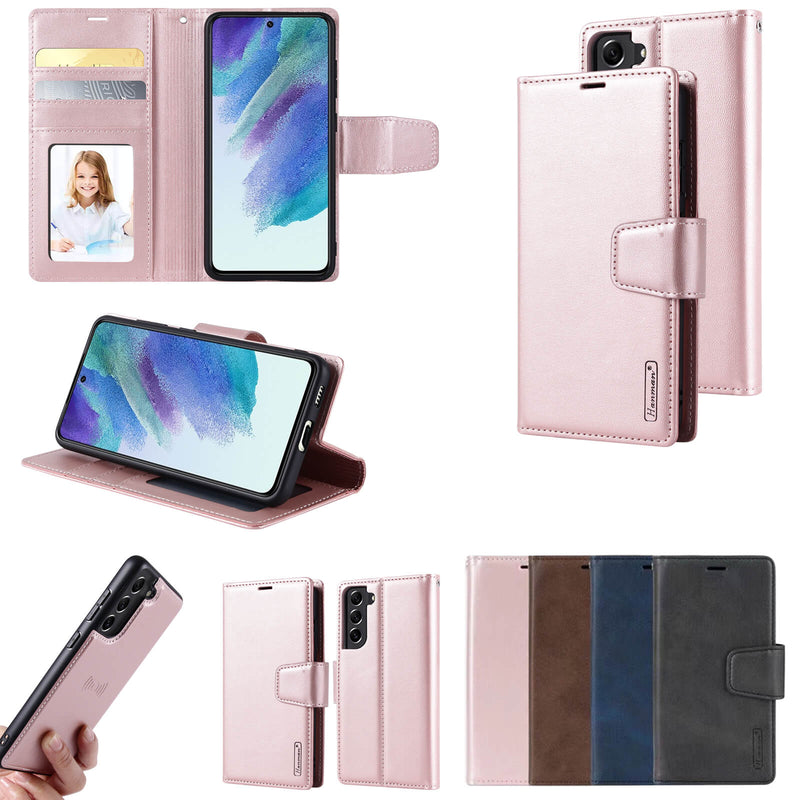 Samsung Galaxy S10 Plus 2019 Hanman Miro Leather 2-in-1 Wallet Case with Magnetic Back