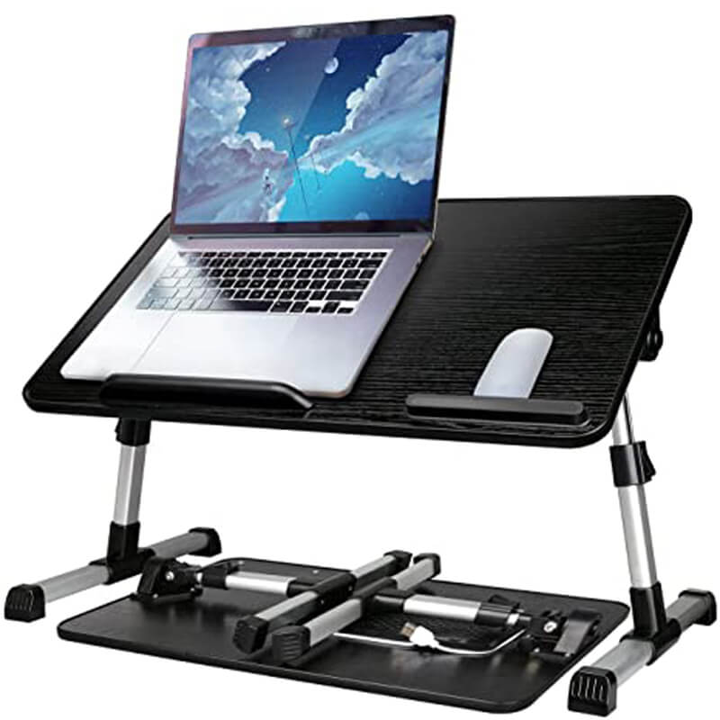 Mobie Multifunctional Adjustable Laptop Desk with USB Cooling Fan Q5