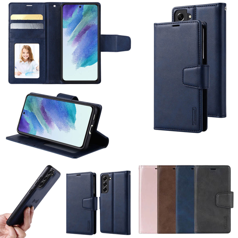 Samsung Galaxy S10 Plus 2019 Hanman Miro Leather 2-in-1 Wallet Case with Magnetic Back