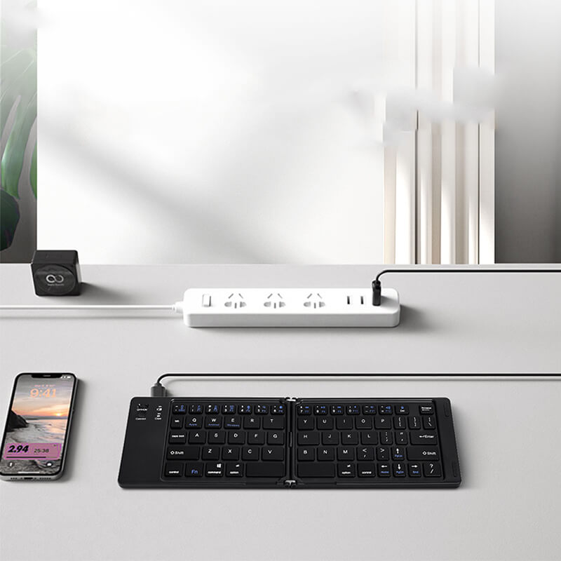 Coteci Portable Wireless Folding Bluetooth Keyboard