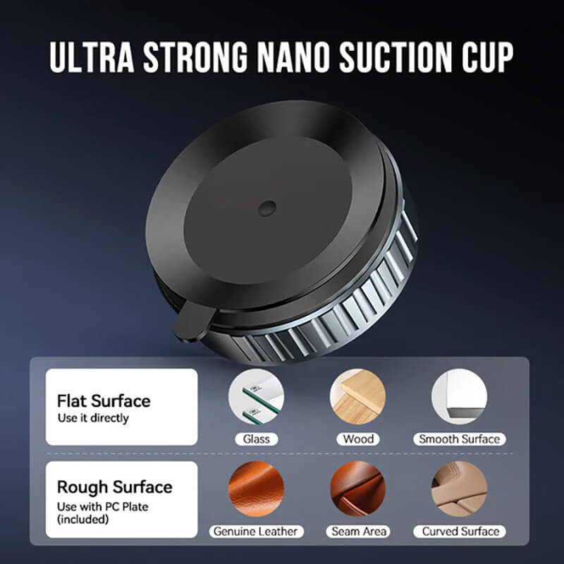 VFAN Vacuum Suction Magsafe Car Phone Holder H08