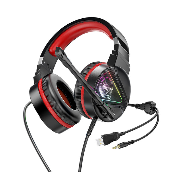 hoco. Stereo Gaming Headset with Mic and LED Light W104