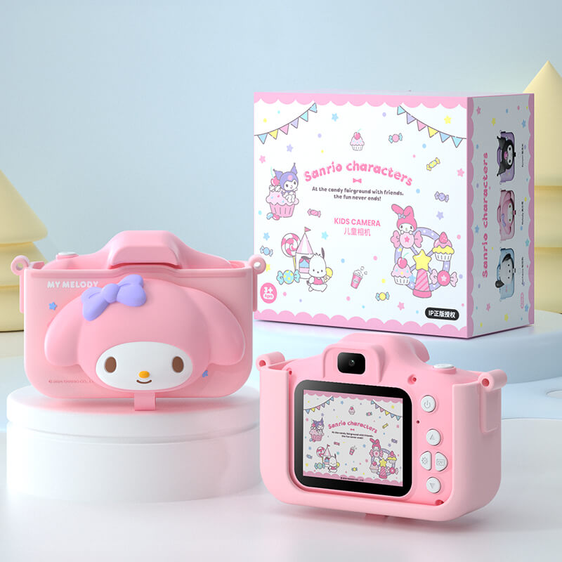 New Arrivals Mobie Sanrio Characters Fun Cute Kids Camera with 32G SD card & Lanyard 1080P