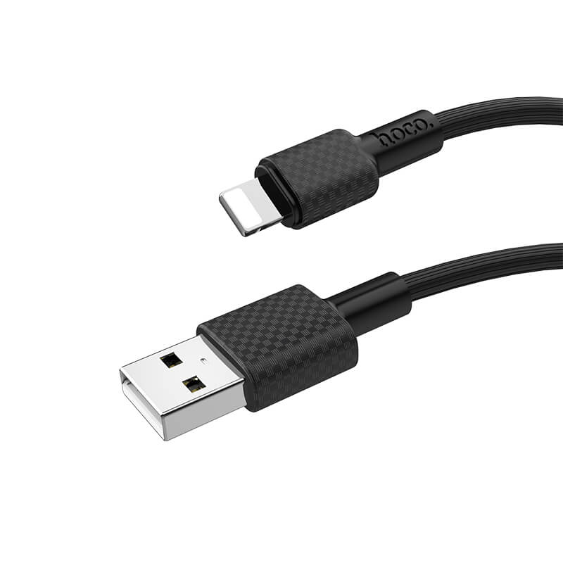 hoco USB to Lightning Carbon Fiber Texture Fast Charge Data Cable 1M X29